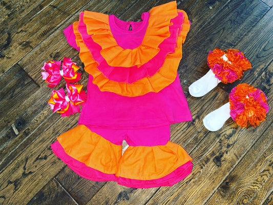 Sunset shorts lounge set