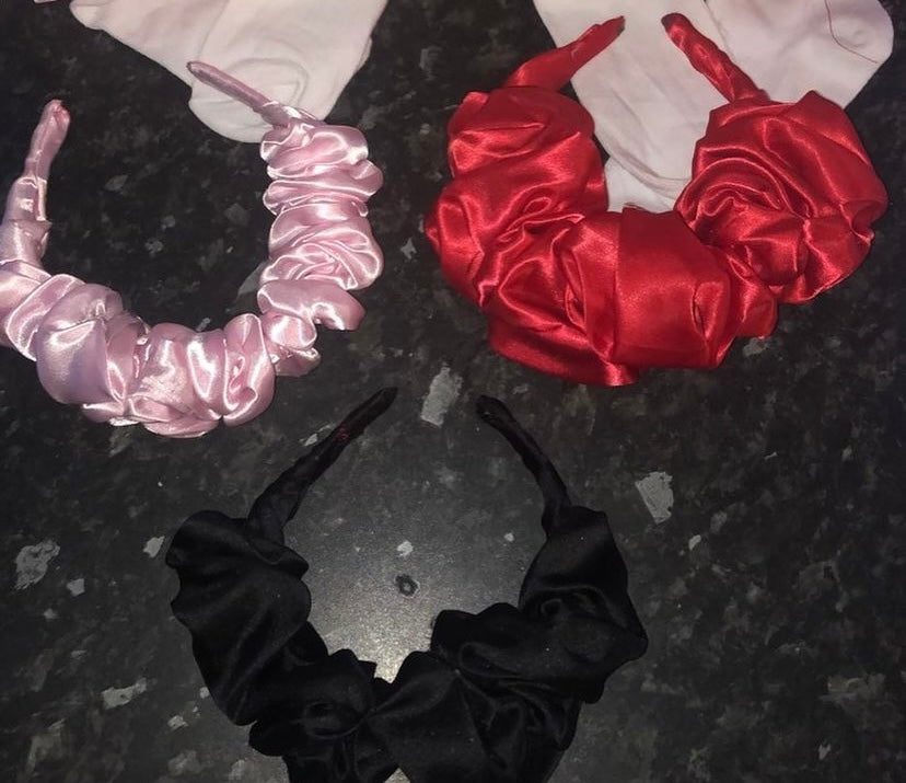 Satin headbands